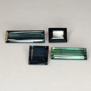 3 pcs Indicoliet blauw Toermalijn - 4.43 ct