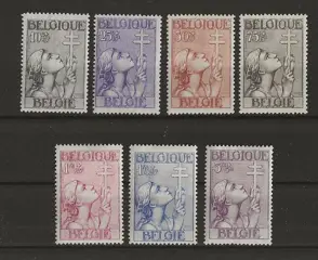 België 1933 - Kruis van Lotharingen - OBP/COB 377/83