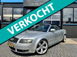 Audi A4 Cabriolet 2.4 V6 S line 19inch leder nieuwe Riem