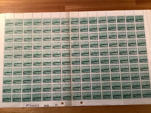 België 1946 - Oostende -Dover - OBP : 725/727 in vellen van 200 en 150 met alle variêteiten