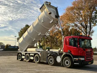 Scania P380 CB 10X4 Vacuum + Pressure Kipper Tipper
