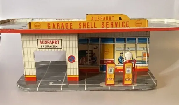 TippCo - Blikken speelgoed - Shell Garage Service -