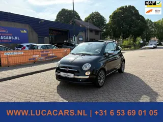 Fiat 500 C 0.9 TwinAir Lounge Cabrio Leer 2X SLEUTEL + BOEKJES!