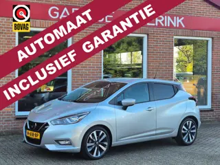 Nissan Micra 1.0 IG-T Tekna 101PK 5drs AUTOMAAT clima, cruise, navi, pdc, camera, keyless, trekhaak,