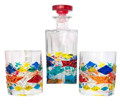 Vetreria Zecchin - Whiskyset (3) - Glas