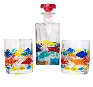 Vetreria Zecchin - Whiskyset (3) - Glas