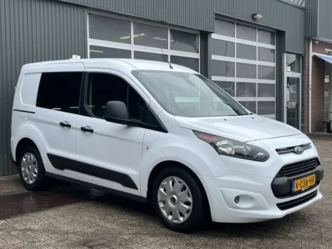 Ford Transit Connect 1.0 Benzine Btw vrij Airco 3-Persoons Kastinrichting Trekhaak 1200kg Parkeersen