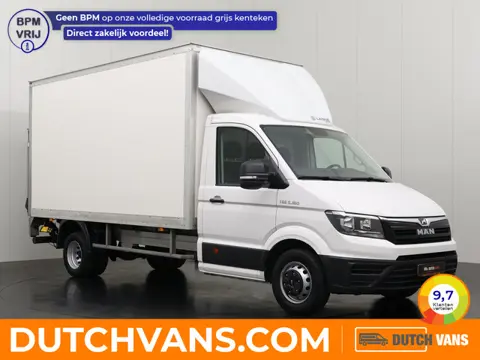 MAN TGE 2.0TDI 160PK DSG Automaat Bakwagen+Laadklep | Navigatie | Multimedia | 3-Zits |