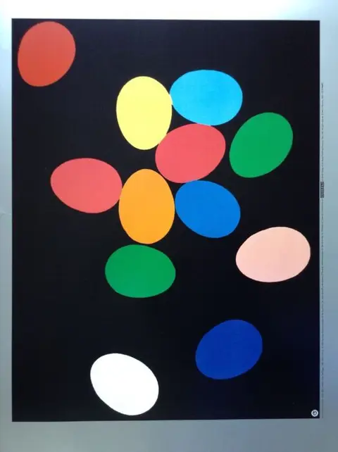 Andy Warhol - Abstrakt (Eggs) - 1994 - Jaren 1990