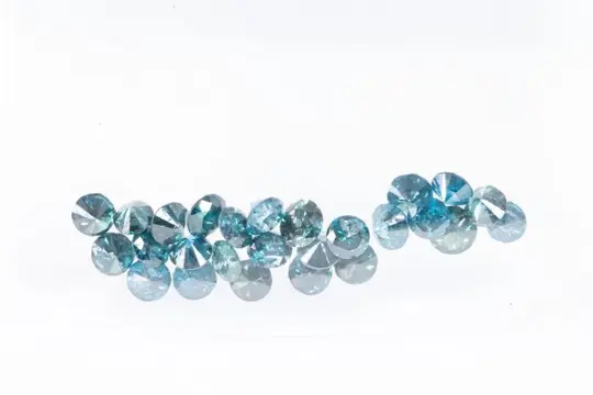 26 pcs Diamanten - 5.02 ct - Fancy Deep Blue to Bluish