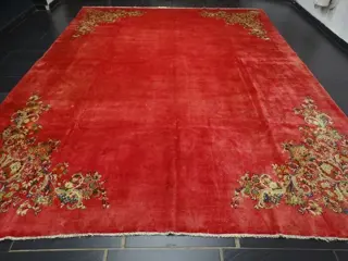 Seltener Keschan Kork vom Meister Knüpfer Signiert - Tapijt