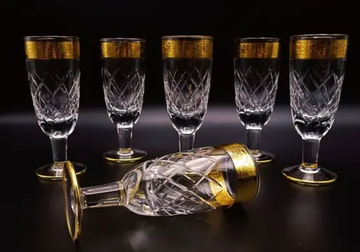 Same Cristalleria (SC Line) - luxe zware fluitglazen (6) -