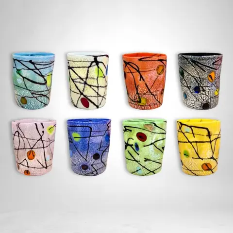 Filippo Maso - Murano - Drankset (8) - Glas