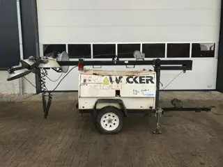 Wacker LTC4L Lombardini Diesel Mobiele light tower lichtmast aggregaat