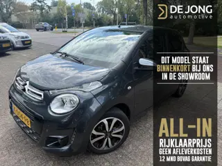 Citroen C1 1.0 VTi Shine ALL-INRIJKLAARPRIJS/Camera/Clima/Apple Carplay
