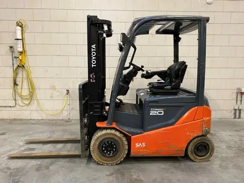 Toyota 2 ton Traigo 20 Duplex Freelift Sideshift Elektra Heftruck