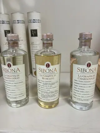 Sibona - Grappa di Moscato + 2 x Chardonnay - 1,0 Liter - 3