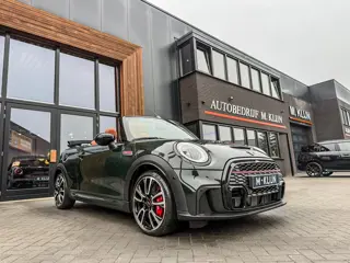 MINI Cabrio 2.0 John Cooper Works JCW Pack F1 aut 231pk/Chester brown leer/Hk/Camera/Btw/Vol