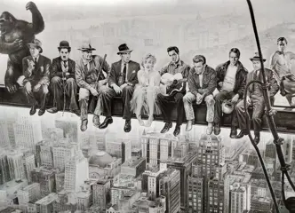 Casaro - Actores de Hollywood Sobre la viga en Nueva York -