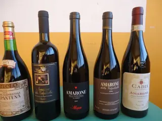 1971 Bertolo, 1997 Duca di Montebello, 1997 Allegrini, 1998