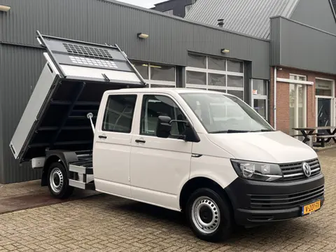 Volkswagen Transporter 2.0 TDI L2H1 DC Kipper open laadbak Airco Bluetooth trekhaak 2200 kg 1e eigen