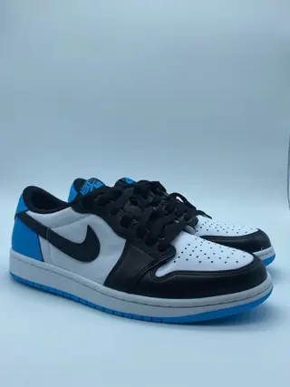 Air Jordan - Jordan 1 Low Retro Black Dark Powder Blue -
