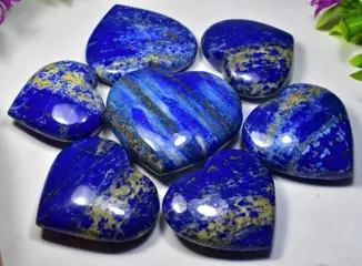 Lapis Lazuli Onbehandeld Hart - 83×76×29 mm - 1294 g - (7)