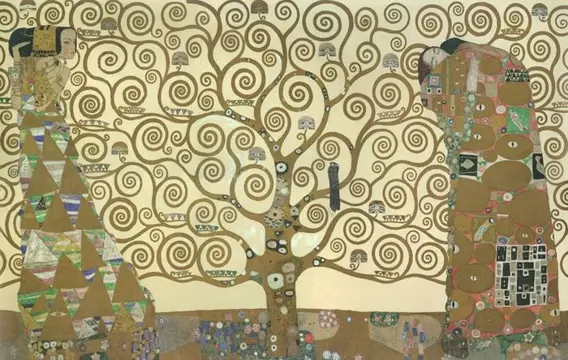 Gustav Klimt (after) - El Arbol de la Vida - Panorámico
