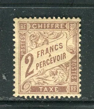Frankrijk 1884 - Timbre - Taxe Superbe & Rare n° 26 Neuf *