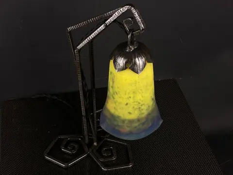 Art Deco lamp van P.POMMIER &amp; Jean NOVERDY in Dijon