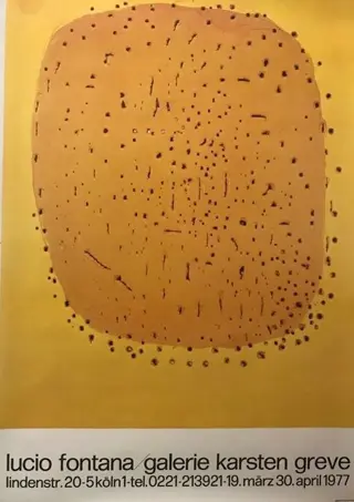 Lucio Fontana - Giallo - 1977