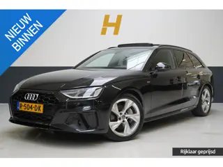 Audi A4 Avant 40 TFSI S edition Competition | Zwart optiek | Panoramadak | Trekhaak | Adaptive | Car