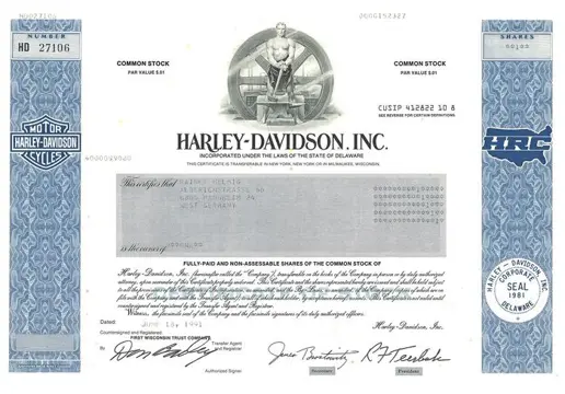 Documentatie - Harley Davidson