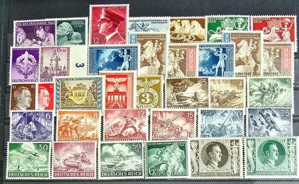 Duitse Rijk 1942/1945 - German Reich, the last 100 stamps, complete from 1942 to 1945 - Michel MiNr. 811 - 910