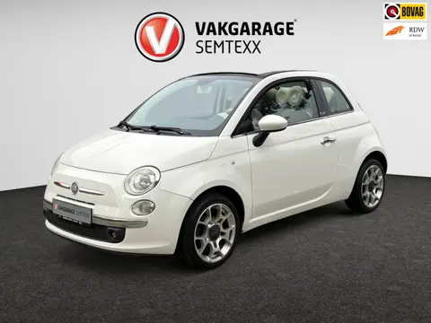 Fiat 500 C 1.2 Lounge | Cabrio | Airco | Parkeer Sensoren Achterzijde | Half Lederen Bekleding | Mul