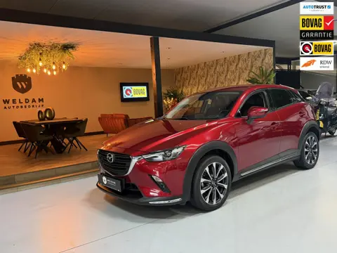 Mazda CX-3 2.0 SkyActiv-G 120 GT-M Garantie Automaat|Dealeronderhouden|Leder|18''|Xenon|Camera|CarPl