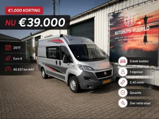 Pössl 2017 40.000 EURO6 150PK enkele beddenVerhuurpotentie tot €7.000 Zondag op Afspraak