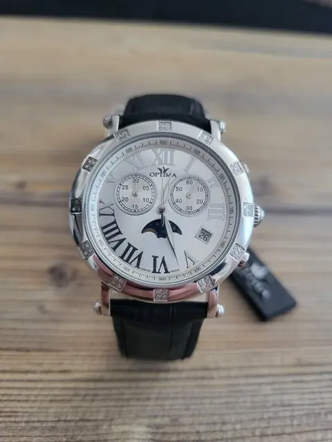 Optima - Swiss made diamond chronograph - OSC356-SL-D-1 - Unisex - 2011-heden