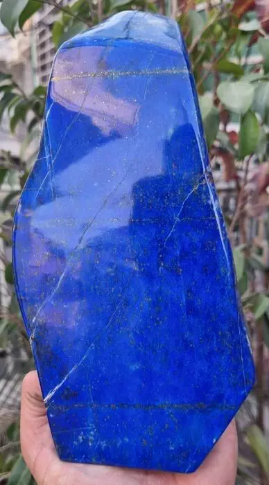 Boven blauw Lapis Lazuli Vrije vorm - 235×110×40 mm - 1746