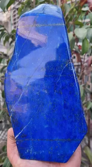 Boven blauw Lapis Lazuli Vrije vorm - 235×110×40 mm - 1746