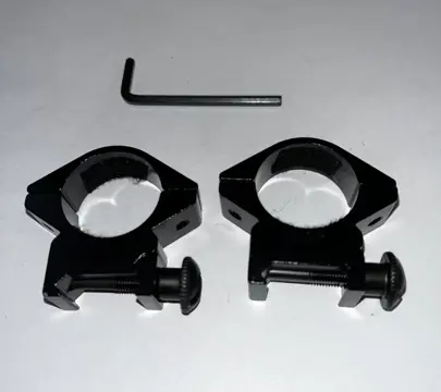 2 stuks nieuwe 25.4mm montageringen, mounts, raisers voor picatinny of weaver rail 20/21mm {NR1}