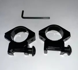 2 stuks nieuwe 25.4mm montageringen, mounts, raisers voor picatinny of weaver rail 20/21mm {NR1}