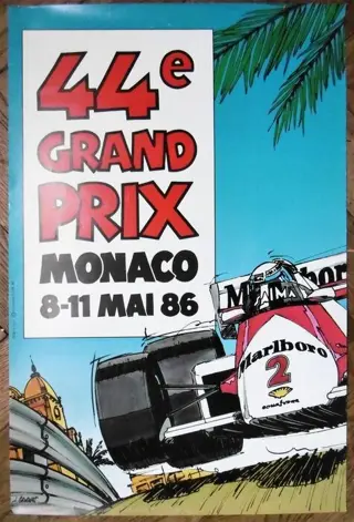 Grognet - 44 ème Grand prix de monaco - 1986