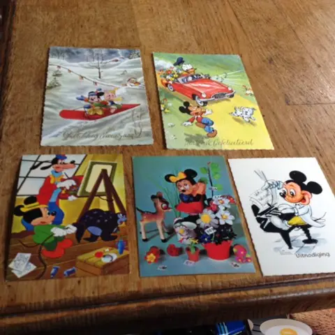 disney - ansichtkaarten
