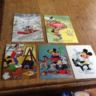 disney - ansichtkaarten