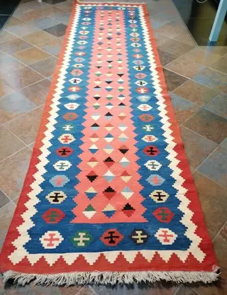 Ghasschai - Kelim - 375 cm - 100 cm