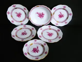 Herend - Zes delig Herend servies (6) - Porselein - Chinese