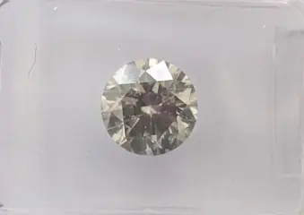 Diamant - 1.51 ct - Rond - Elegant lichtgrijs - SI2, No