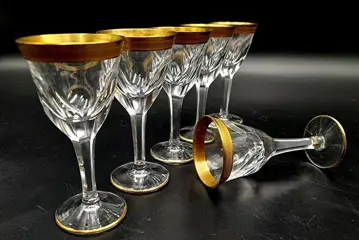 Moser (Attr.) - sterke drank glazen (6) - Kristal