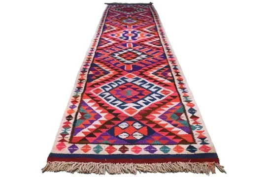 XL Kurdi Kelim - Loper - 366 cm - 92 cm